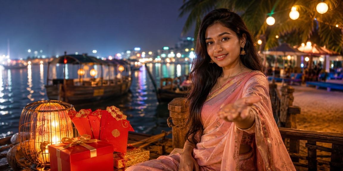 কক্সবাজার সমুদ্র সৈকতে রেড এনভেলপ বোনাস উৎসব